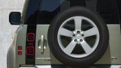 20" Style 5098, 5 spoke, Sparkle Silver