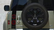 20" Style 6011, 6 spoke, Gloss Black
