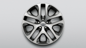 20" Style 5095, 5 split-spoke, Dark Grey Diamond Turned finish