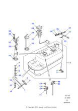 ARA1501L - Land Rover Ring-locking fuel tank