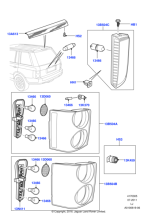 XFD000053 - Land Rover Lamp - Rear
