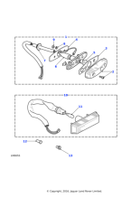 589143 - Land Rover Lamp assembly-direction indicator