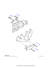 ERC5875 - Land Rover Heatshield-exhaust manifold