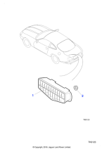 AGU2436J - Jaguar Plastic push on nut