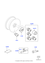 LR044717 - Land Rover Cover - Wheel