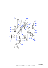 532943 - Land Rover Pad-5th gear selector fork