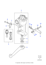 600265 - Land Rover Washer-steering box drop arm nut tab