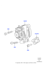 FB110086 - Land Rover Bolt - Flanged Hex.