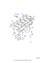 C168628 - Jaguar Cylinder block core plug
