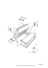 STC1012 - Land Rover Panel-rear seat squab main face