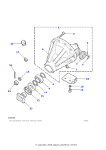 539718 - Land Rover Shim-bearing differential
