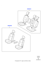 Protective Seat Covers - Ebony, Front