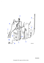 AGU1299 - Jaguar Aerial drain outlet hose