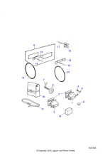 390409 - Land Rover Bracket-spare wheel retaining