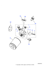 ERR3340 - Land Rover Cartridge-engine oil filter