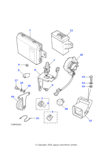 YWX101070L - Land Rover Case-remote plip