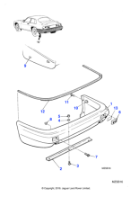 NY106041 - Jaguar Land Rover Nut - Hex.
