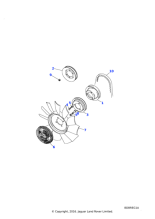 ERC2849 - Land Rover Coupling-engine fan viscous