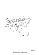 C11761 - Jaguar Manifold stud