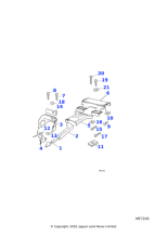 AW608081 - Jaguar Land Rover Pan head screw