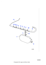 37H8863 - Jaguar Hose - Vacuum