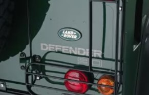 Lamp Guard - Hinged, Rear, without Door Mounted Spare Wheel