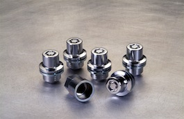 Locking Wheel Nuts - Chrome Look finish