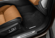Range Rover Velar Luxury Carpet Mats - Ebony, RHD