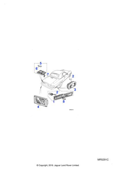 DAC11322 - Jaguar Reflex lamp