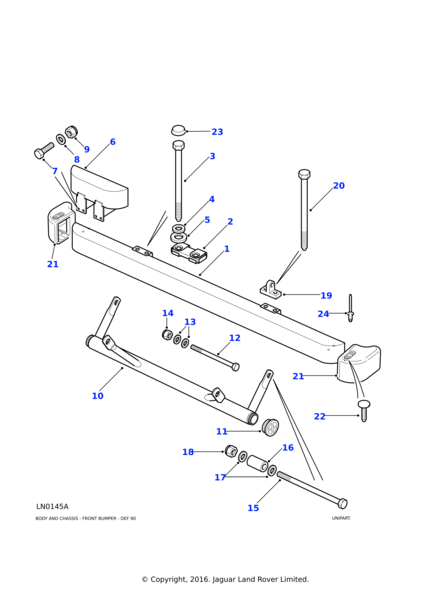 NRC7009 - Land Rover Bar-underside protection