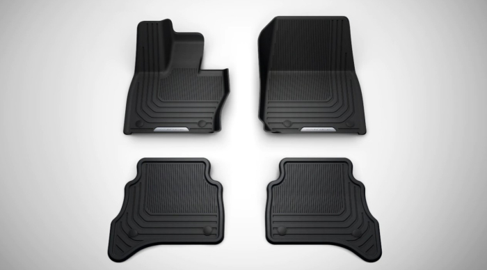Anti-Microbial Rubber Mats, LHD, LWB, 7 Seat