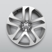 Alloy Wheel - 21" Style 5078, 5 split-spoke, Silver