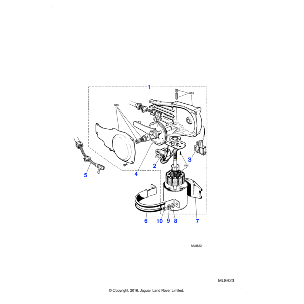 606928 - Jaguar Rubber pad
