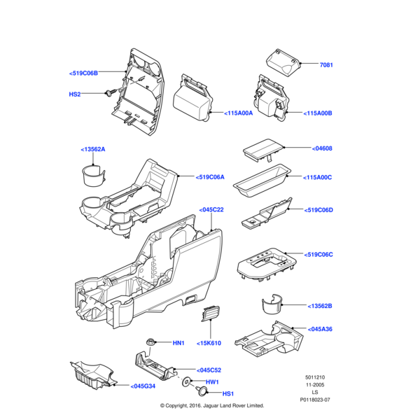 FHE500012PVJ - Land Rover Cover