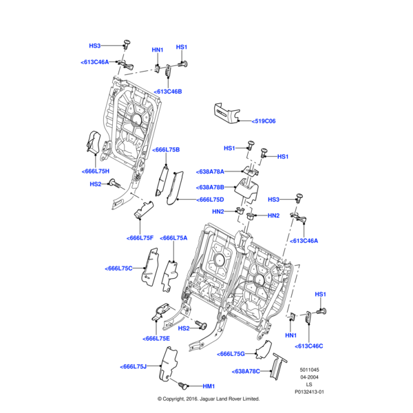 HYP500140 - Land Rover Screw