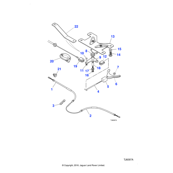 PC108291 - Jaguar Land Rover Pin assembly-clevis