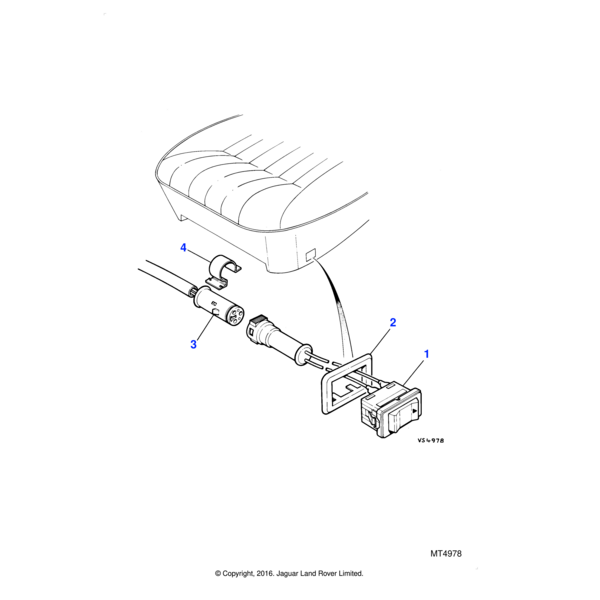 13H9559 - Jaguar Edge clip
