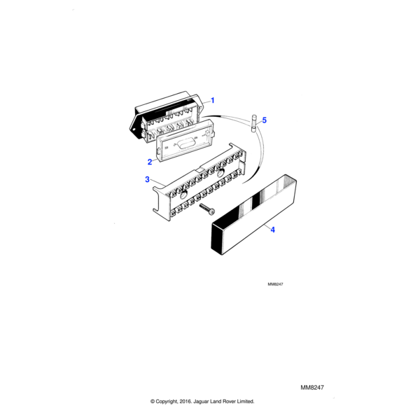 AEU1568 - Jaguar Fusebox cover