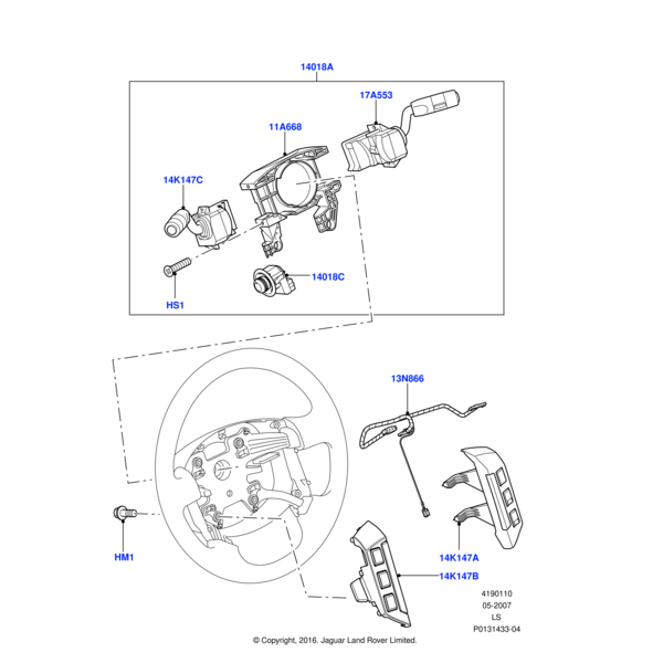 QYP500050 - Land Rover Hardware - Miscellaneous