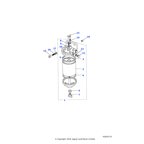 37H8119L - Land Rover Bolt