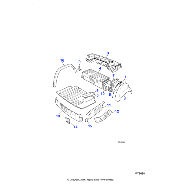 10342 - Jaguar Bracket