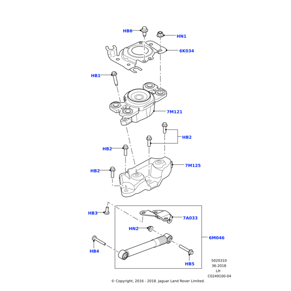 BYG500120 - Land Rover Screw