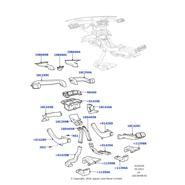 RYP500950 - Land Rover Bolt