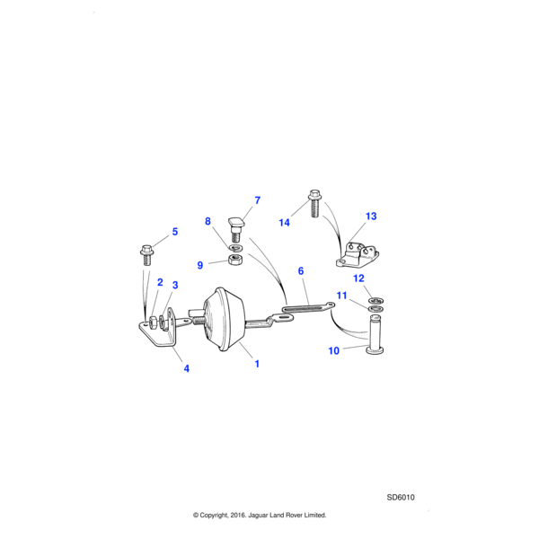 NH104041 - Jaguar Land Rover Nut