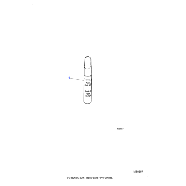 C2A1051JMQ - Jaguar Paint touch-up pencil