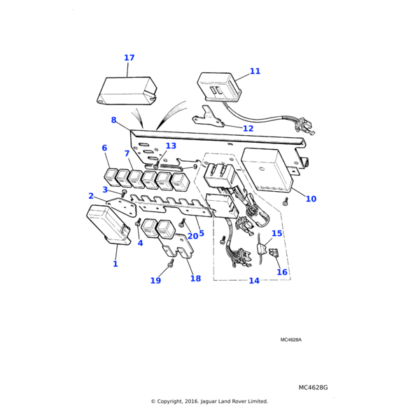 AB608051J - Jaguar Self tapping screw