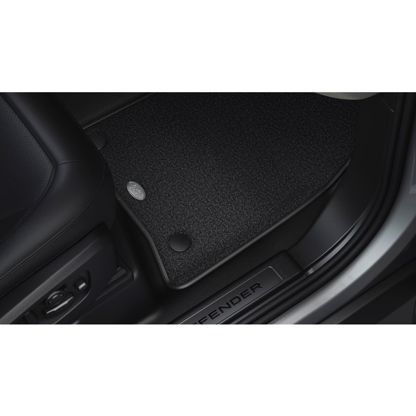 Luxury Carpet Mats - Ebony Black, LHD, 90