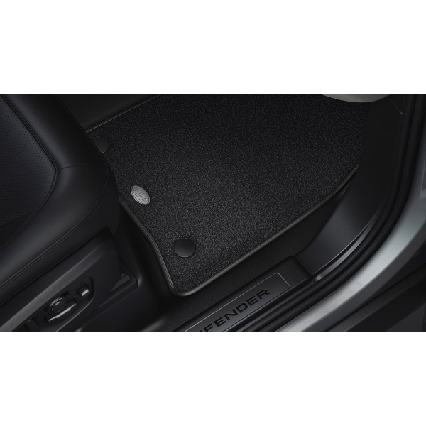 Luxury Carpet Mats - Ebony Black, RHD, 90