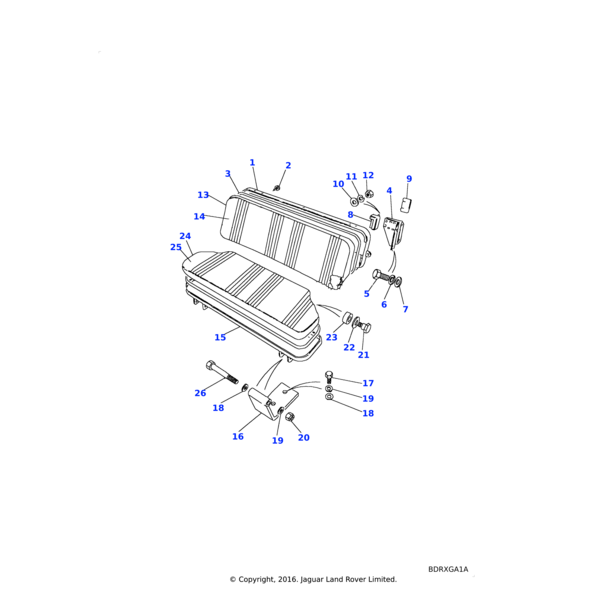 390413 - Land Rover Bolt-shouldered