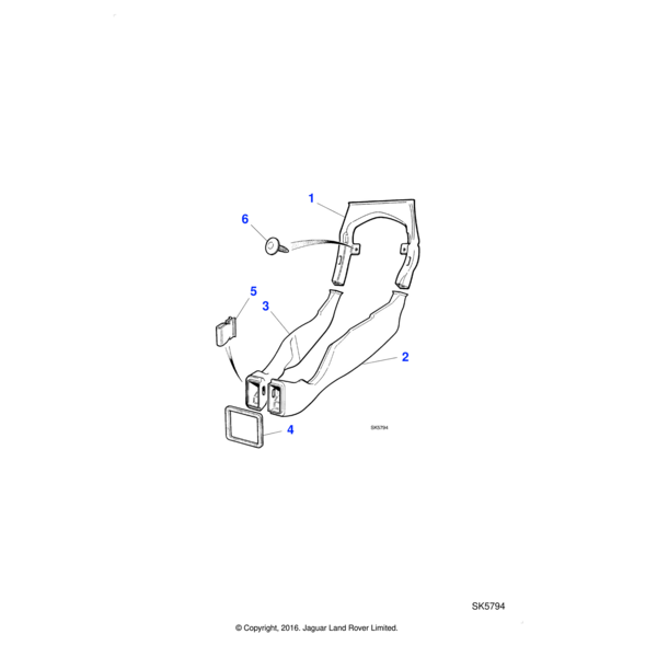 AK608051J - Jaguar Spire nut